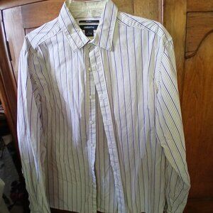 Liz Claiborne size L button-down striped shirt